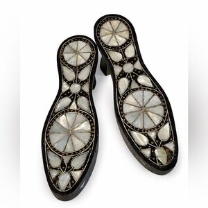 Mother-of-Pearl Turkish Hammam Bath Shoes